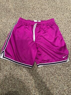 Nike Women's Magenta Athletic Shorts with White Trim